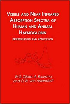 【预售】Visible and Near Infrared Absorption Spectra of Human and Animal Haemoglobin determination and application