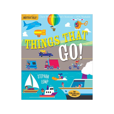 防水无毒可咬玩具书：交通工具