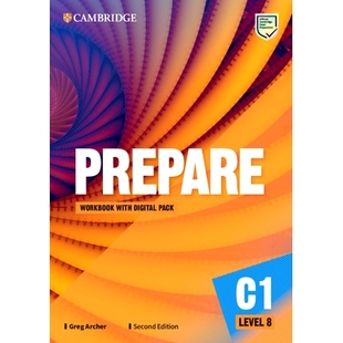 预订 Prepare Level 8 Workbook with Digital Pack: 9781108913348