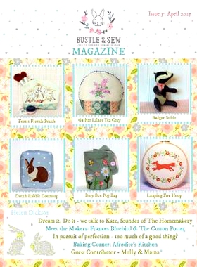 预订 Bustle & Sew Magazine Issue 51: April 2015: 9781511498067