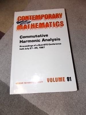 【预售】Commutative Harmonic Analysis