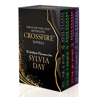 预订 Sylvia Day Crossfire Series 4-Volume Boxed Set: Bared to You/Reflected in You/Entwined with You/Captivated by You:
