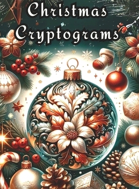 预订 92 Christmas Cryptograms: Uncover Heartwarming Holiday Quotes in this Festive Puzzle Book: 9798869710215