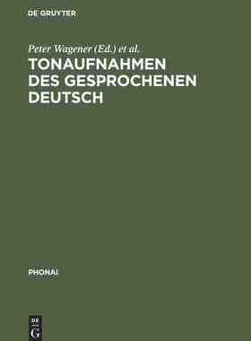 【预订】Tonaufnahmen des gesprochenen Deutsch 9783484231405