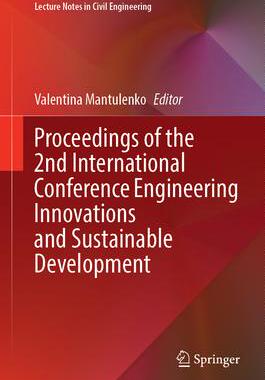[预订]Proceedings of the 2nd International Conference Engineering Innovations and Sustainable Development 9783031381218