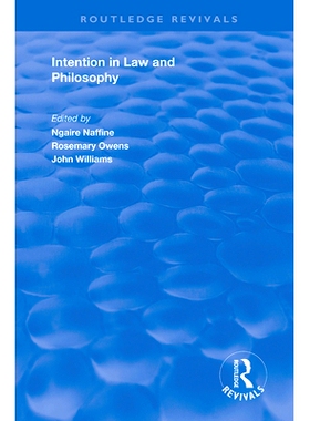 预订 Intention in Law and Philosophy 法学和哲学的意图: 9781138734630