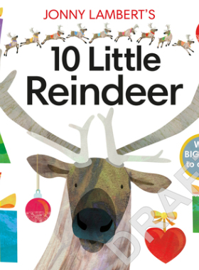 【预订】Jonny Lambert’s Ten Little Reindeer
