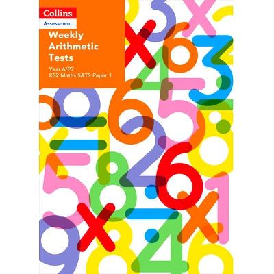 预订 Weekly Arithmetic Tests For Year 6/P7: KS2 Maths SATS Paper 1: 9780008311575