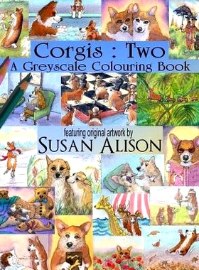 预订 Corgis: Two: A greyscale colouring book: 9781726230759