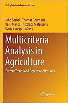 【预售】Multicriteria Analysis in Agriculture: Current Trends and Recent Applications