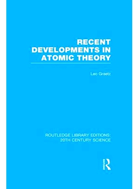 预订 Recent Developments in Atomic Theory: 9781138984714