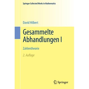 预订 Gesammelte Abhandlungen I Zahlentheorie 9783662483626