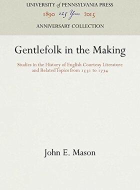 [预订]Gentlefolk in the Making 9781512804300