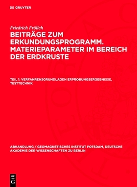 预订 Verfahrensgrundlagen Erprobungsergebnisse, Testtechnik: 9783112766781