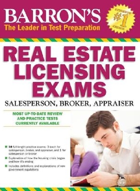 【预订】Barron's Real Estate Licensing Exams...