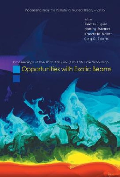 【预订】opportunities with exotic beams - pr.