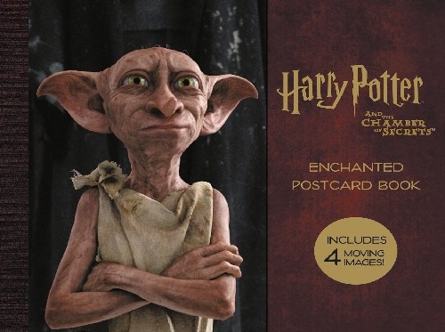 英文原版 哈利波特与密室明信片 含4张动态图 Harry Potter and the Chamber of Secrets Enchanted Postcard Book 电影剧照
