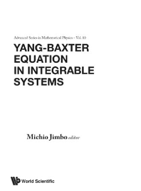 【预订】Yang-Baxter Equation in Integrable S...