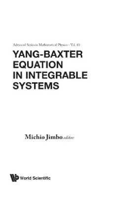 【预订】Yang-Baxter Equation in Integrable S...