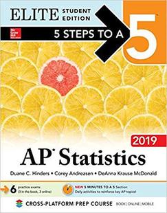 【预售】5 Steps to a 5: AP Statistics 2019 E...