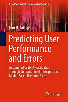 【预订】Predicting User Performance and Erro...