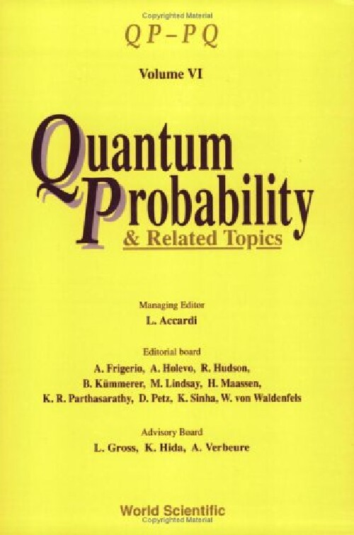 【预订】Quantum Probability and Related Topi...