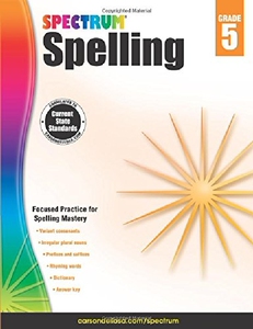 Spectrum Spelling, Grade 5 英文原版 Spectrum 拼写，5年级