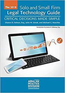 Solo and Small Legal 2018 Firm Techn... 预售