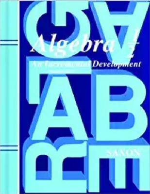【预订】Saxon Algebra 1/2: Student Edition G...