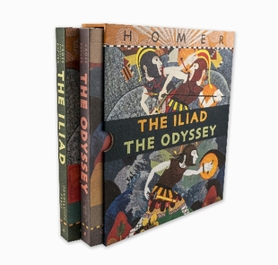 荷马史诗：伊利亚特 Iliad Set 现货The 奥德赛 插图版 Odyssey 精装 The 儿童读物 Boxed 2册套装 英文原版