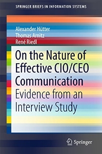 【预订】On the Nature of Effective CIO/CEO C...
