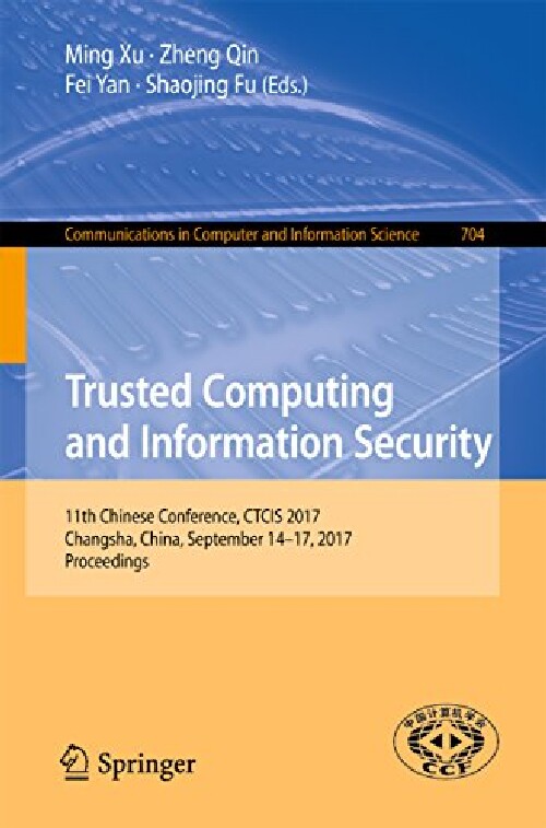 【预订】Trusted Computing and Information Se...