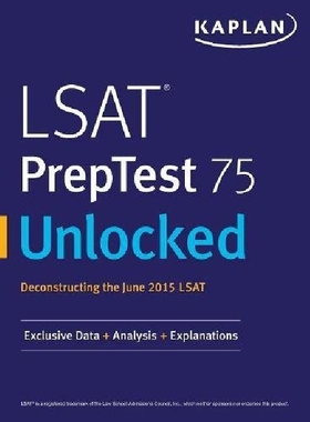 【预订】LSAT Preptest 75 Unlocked: Exclusive...