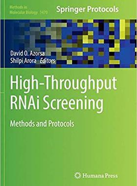 【预售】High-Throughput Rnai Screening: Meth...