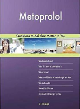 【预售】Metoprolol 588 Questions to Ask That...
