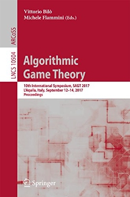 【预订】Algorithmic Game Theory: 10th Intern...