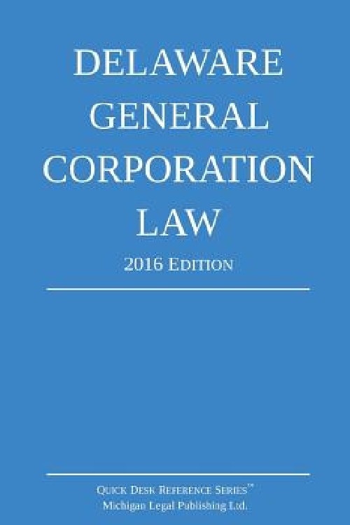 【预订】delaware general corporation law; 20.
