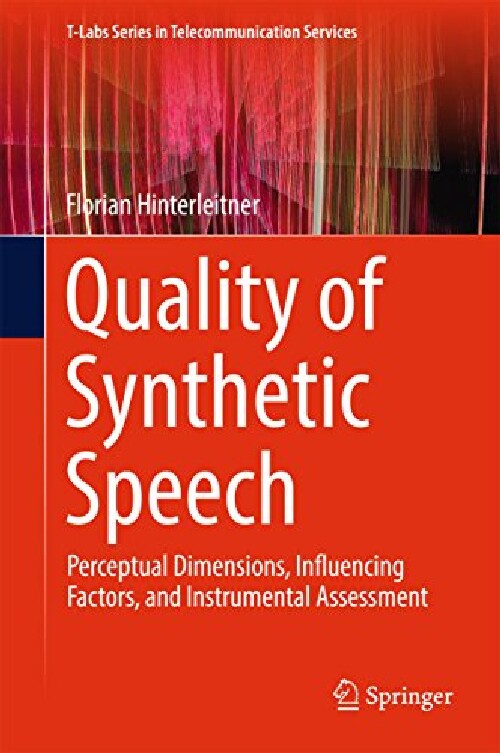 【预订】Quality of Synthetic Speech