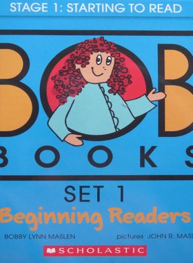 现货 Bob Books, Set 1: Beginning Readers 英文原版 鲍勃书套装1 12本合集