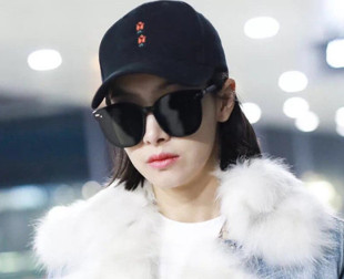 宋茜戚薇同款太阳眼镜six bears 韩版方型遮脸男女同款太阳镜墨镜