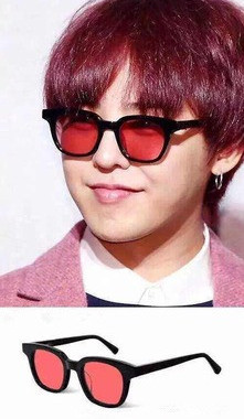 墨镜权志龙透明彩色夜视太阳眼镜