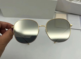 金属圆框百搭遮脸神器男女可配近视墨镜 BREAD 新款 太阳镜DOUBLE