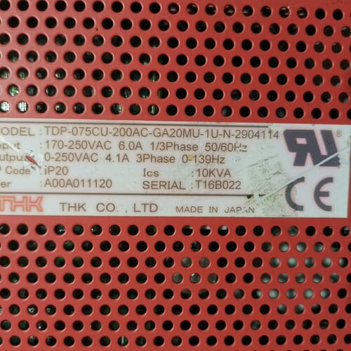 议价THK驱动器 TDP-075CU-200AC-GA20MU-可维修