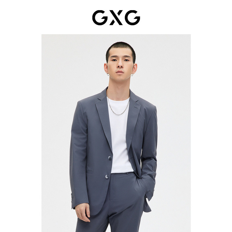 GXG men's blue simple business commuter suit jacket, hot-selling GE1130092A in spring and autumn