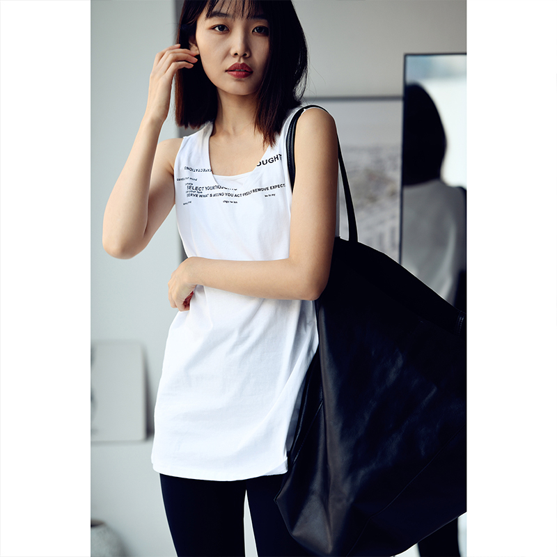 舒适纯棉内搭外穿两用工字背心