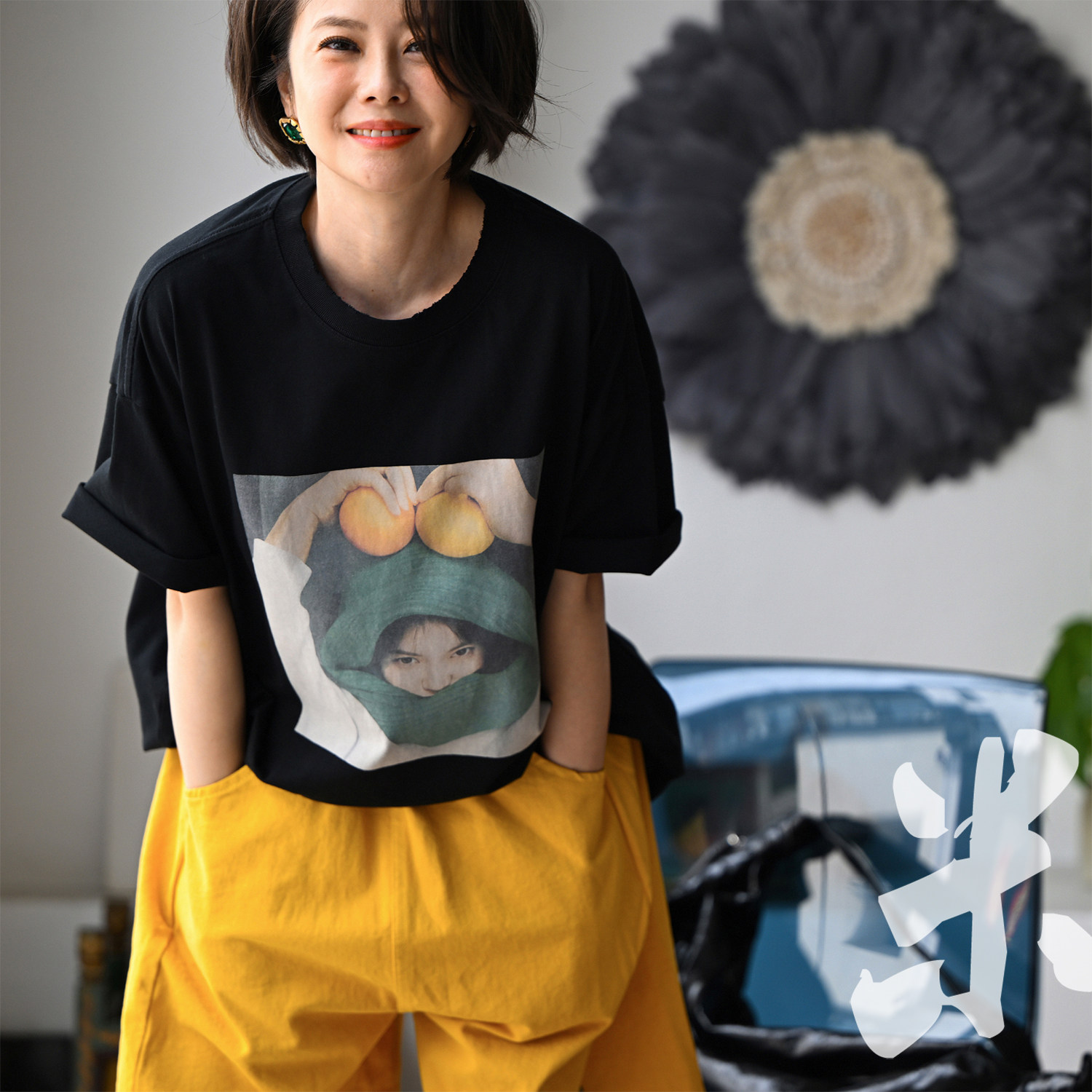 包邮T61035 韩版休闲洋气撞色可爱女孩宽松纯棉圆领落肩短袖T恤女