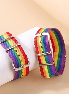 韩国泫雅风少女心彩虹手环炫酷情侣学生手链闺蜜手带礼物