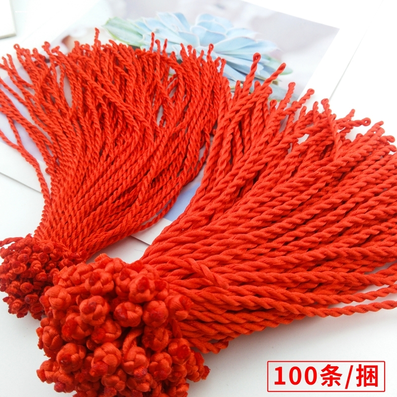 DIY饰品配件红绳手链18cm细红绳手链绳幸运红色手绳饰品