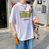 @港风卡通印印短袖T恤男纯棉打底半袖DT18-P25，男装T恤，星座223（原229-2）