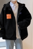 @加厚青年冬季连帽羊羔绒棉衣亮面穿MY9005-P80，男装棉衣，星座223（原229-2）